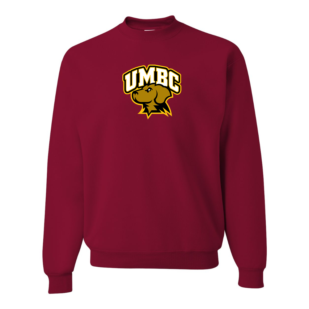 Men's UMBC Retrievers JERZEES NuBlend Crewneck Sweatshirt